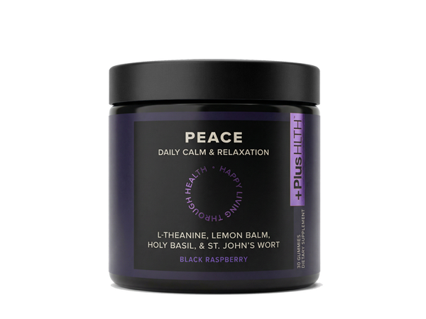 Peace Gummies with L-Theanine | Black Raspberry Gummies